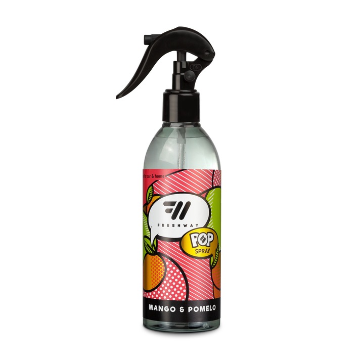 Ароматизатор Спрей за кола 300ml FRESH WAY POP SPRAY, Mango & Pomelo
