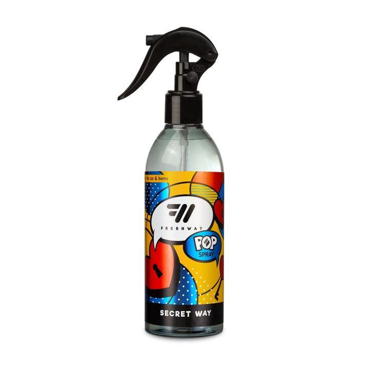 Ароматизатор Спрей за кола 300ml FRESH WAY POP SPRAY, Secret Way
