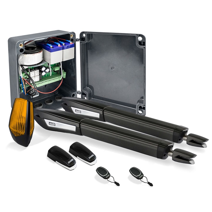 Nyílókapu automatizálási készlet Motorline JAG 600, 6 m/szárny, 80 W, 24 V