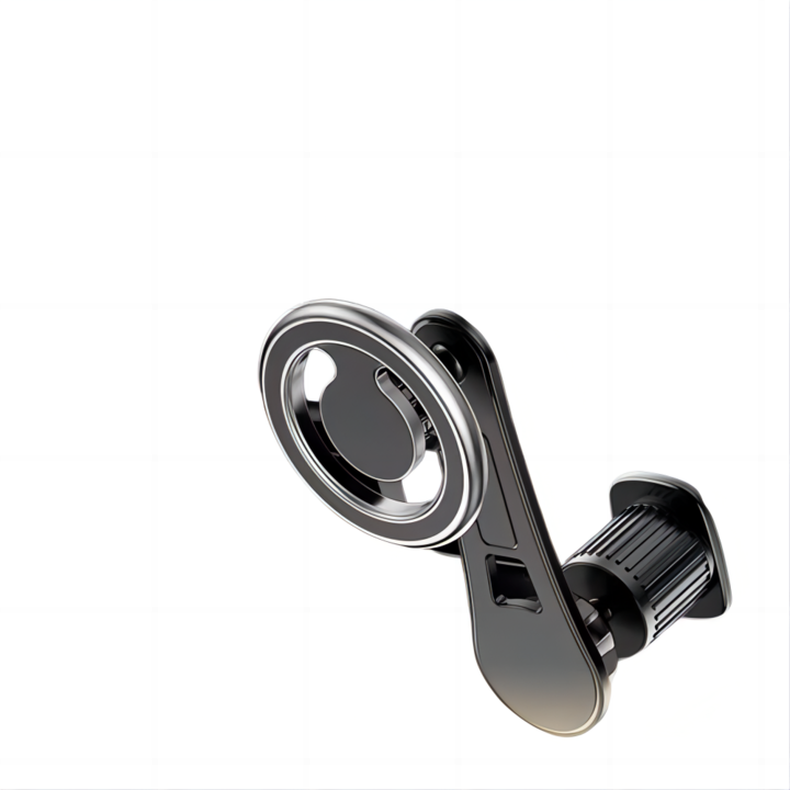 Стойка за телефон, метална, ротация на 360 градуса, безжично зареждане