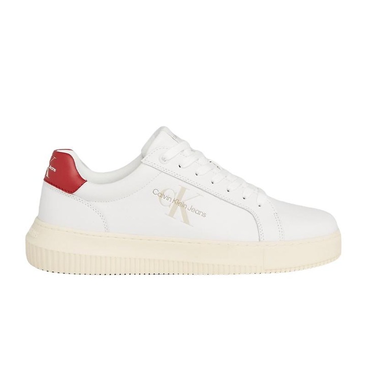 Tenisi barbati CALVIN KLEIN, piele naturala, Negru