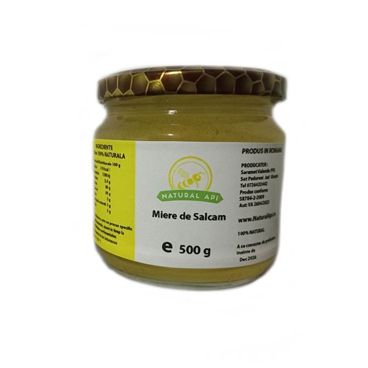 Miere de Salcam Cruda 500 g
