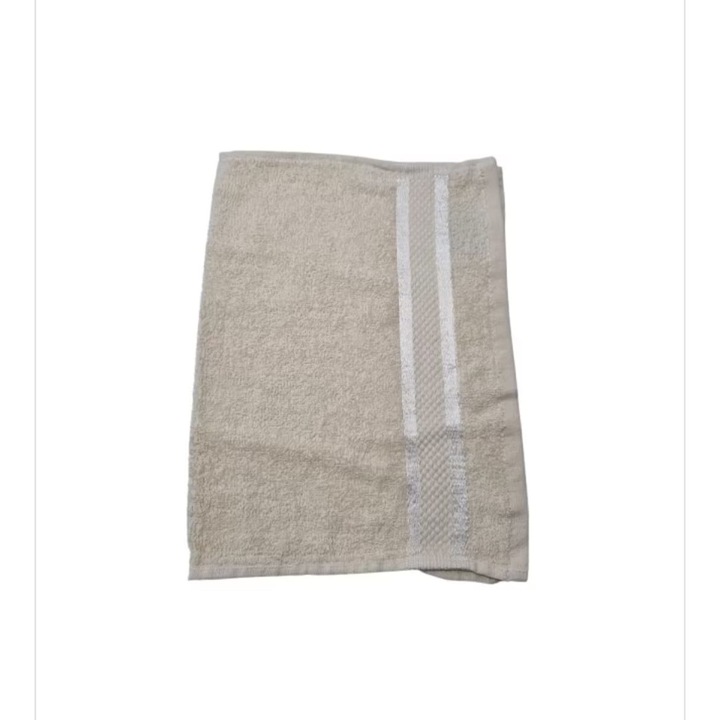 Prosop pentru maini de culoare bej, 30 x50 cm, 100% bumbac