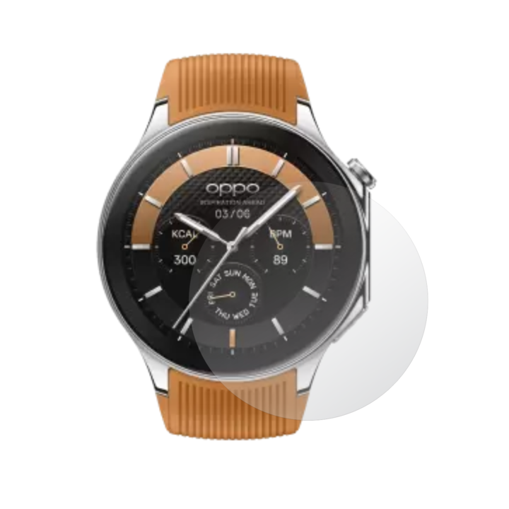 Set 4X Folie Protectie Ecran iSkinz pentru Oppo Watch X - Invisible Skinz HD, Siliconica Ultra-Clear cu Acoperire Totala, Adeziva si Flexibila