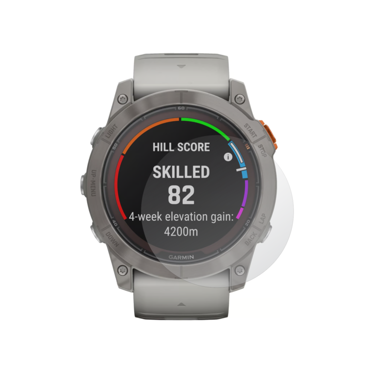 4 db Folie24 képernyővédő fólia készlet, Garmin Fenix 7 Pro-hoz, 2X Ultra-Clear + 2X matt, öntapadó, rugalmas, önregeneráló funkcióval
