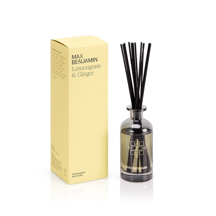 Max Benjamin Luxury citromfű és gyömbér diffúzor, 150 ml