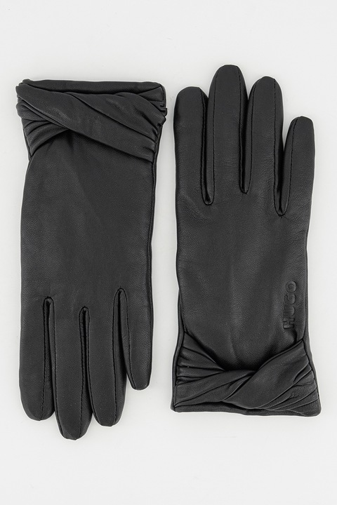 HUGO, Manusi de piele, Negru
