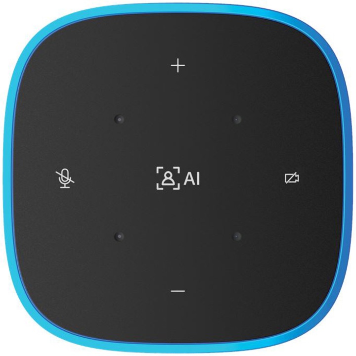 Camera videoconferinta Creative LIVE! MEET 4K UHD cu Auto Tracking, Gesture Recognition, E-PTZ si 7x digital zoom, AI TECHNOLOGY, 4 microfoane MEMS omnidirectionale, boxa integrata si IR Remote