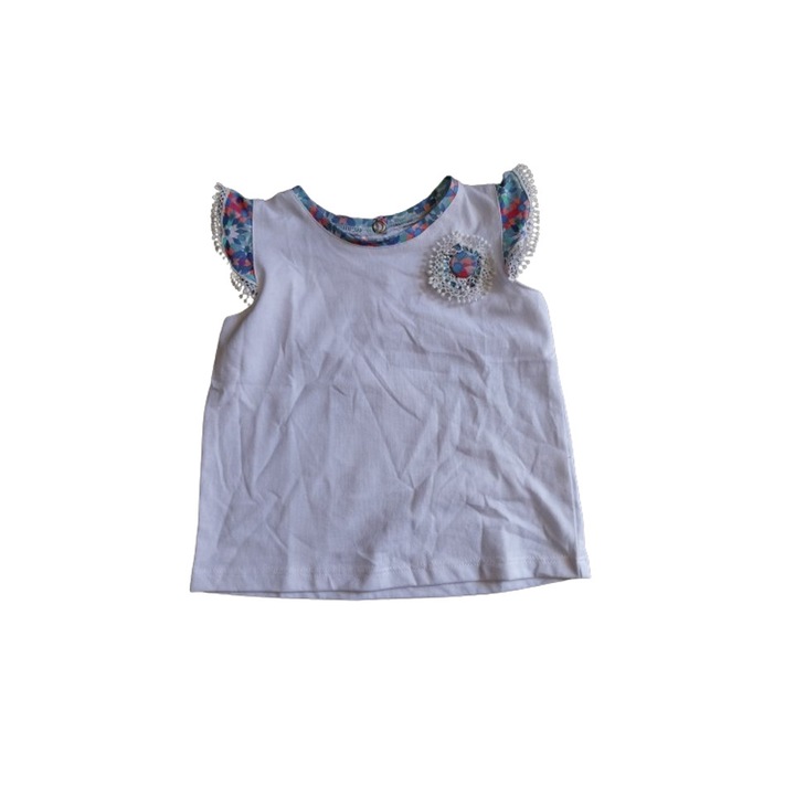 Gyerek póló, fehér, pamut, 3 év