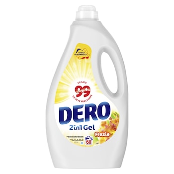 Dero detergent lichid 2in1 Frezie 3L, 60 spalari