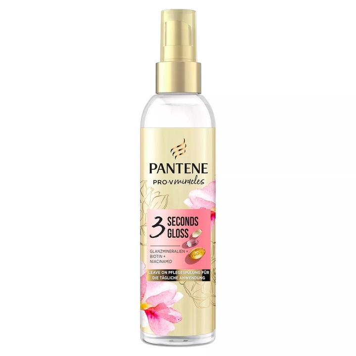 Spray pentru stralucire 3 seconds gloss Pantene 145 ml