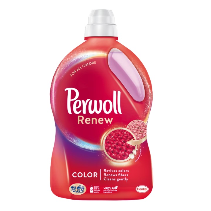 Detergent de rufe lichid Perwoll Renew Color, 54 spalari, 2, 97L