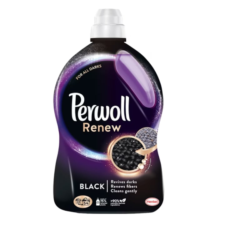 Detergent de rufe lichid Perwoll Renew Black, 54 spalari, 2, 97L