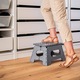 Taburet antiderapant, 35 x 28 x 22 cm, ZELLER - antracit