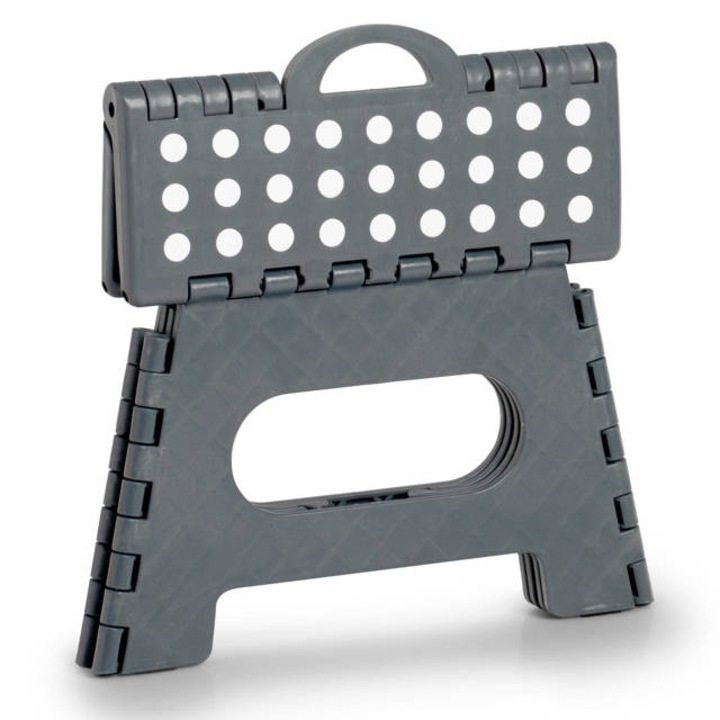 Taburet antiderapant, 35 x 28 x 22 cm, ZELLER - antracit