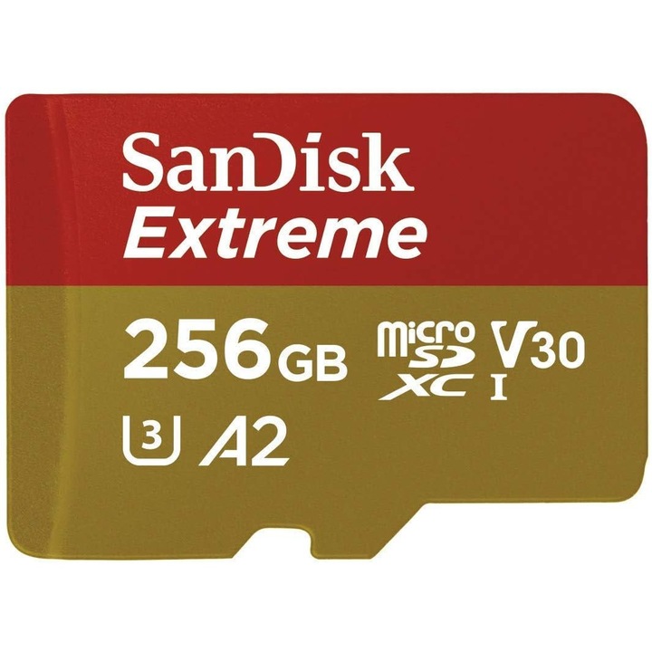 Card de memorie, SanDisk, pentru telefon Samsung Functioneaza cu Galaxy S20, S20+, S20 Ultra, S20 FE 5G (SDSQXAV-256G-GN6MN), 256GB