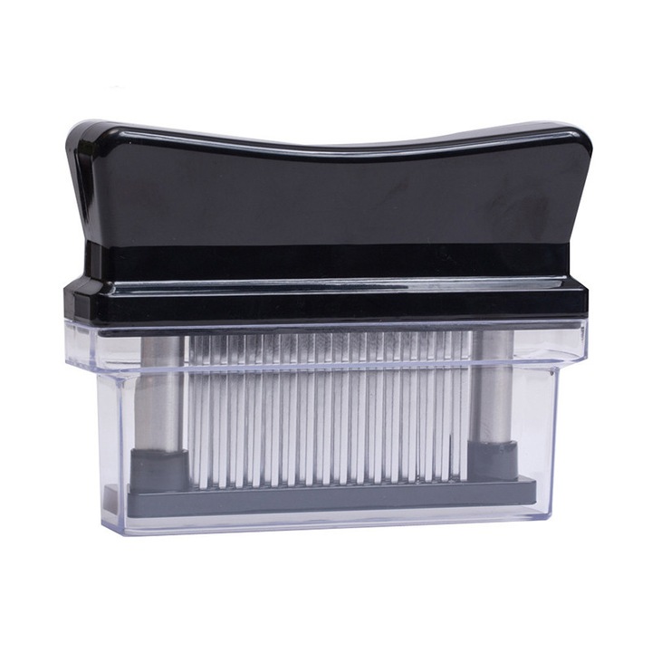 Instrument de fragezire carne, BOMSTOM, 48 de lame din otel inoxidabil, 15x11,5x3,6cm