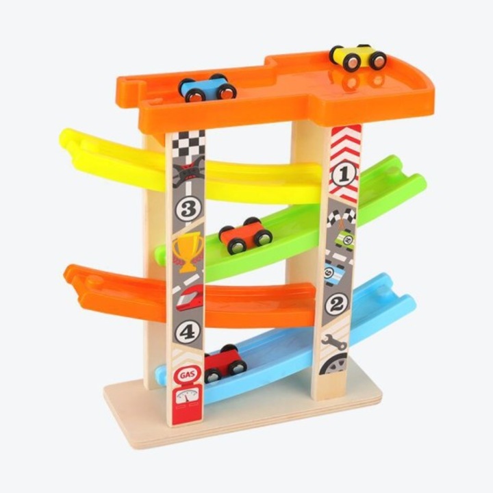TAMIYA SOPRAELEVATA PER PISTA MINI 4WD 3 CORSIE ROSSA ITEM 69571