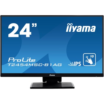 Monitor LED IPS iiyama ProLite Touch T2454MSC-B1AG 23.8" Full HD, 4ms, HDMI, VGA, HUB USB 2x3.2