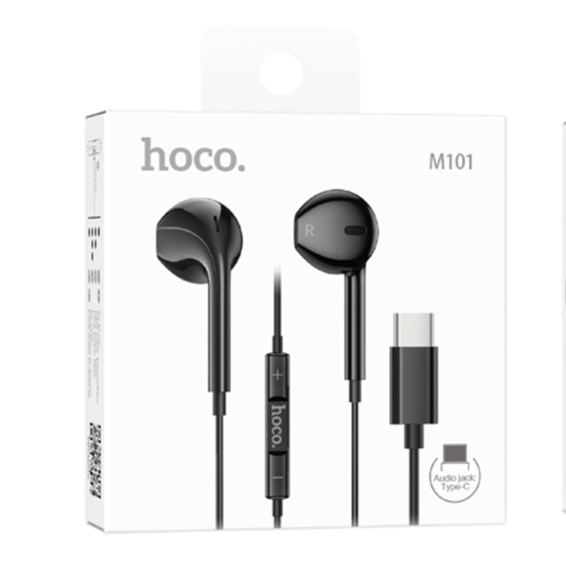 Casti in-Ear cu fir, USB-C, Universale, pentru iPad / Huawei / Xiaomi / Motorola / Oppo / Realme / Nokia / OnePlus, controler si microfon pe fir, 1.2m, Stereo, NEGRE (M101)