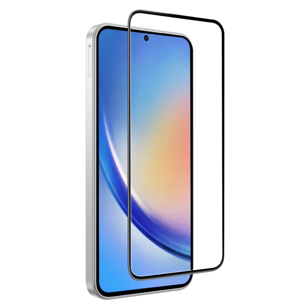 Folie protectie, compatibila cu Samsung Galaxy A35 5G, Sticla securizata, Acoperire completa, Duritate 9H, Pelicula adeziv Full Surface, Anti-dust, Case Friendly, Montare usoara, Transparenta