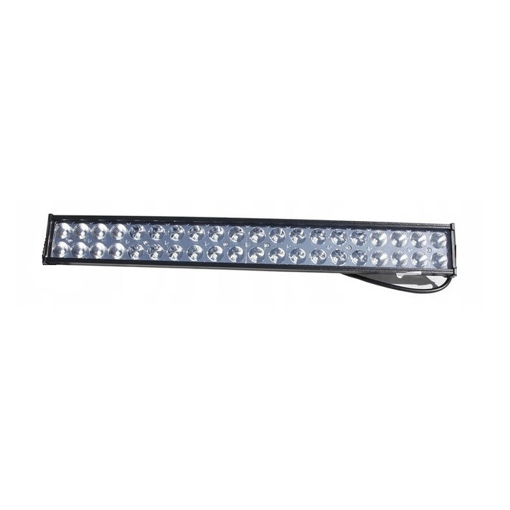 Proiector LED auto curbat 180W, 40 LED-uri, 80cm, 6000K, Off Road, Negru