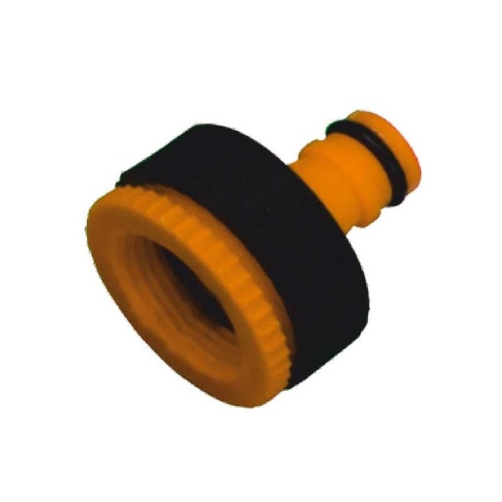 Conector, adaptor cauciucat cu filet interior pentru furtun 1/2 x 3/4, Set de 5 buc, Zutech