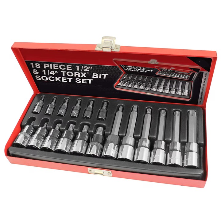 Trusa profesionala 18 Biti Torx Blasko® 1/2 "- 1/4"