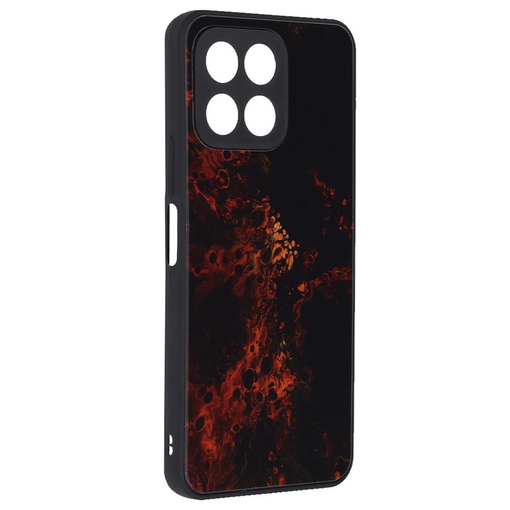 Honor X6 / X8 5G / 70 Lite tok - Techsuit Glaze Series - Red Nebula