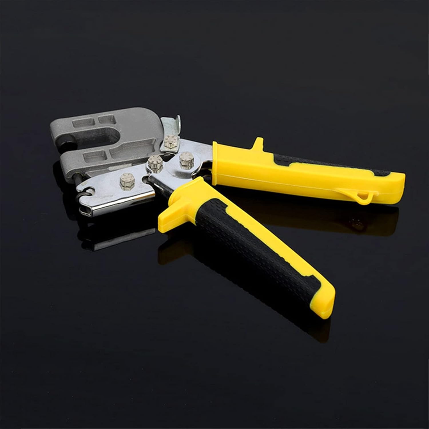 Cleste pentru sertizat profile gips carton, rigips, Galben/Negru - eMAG.ro