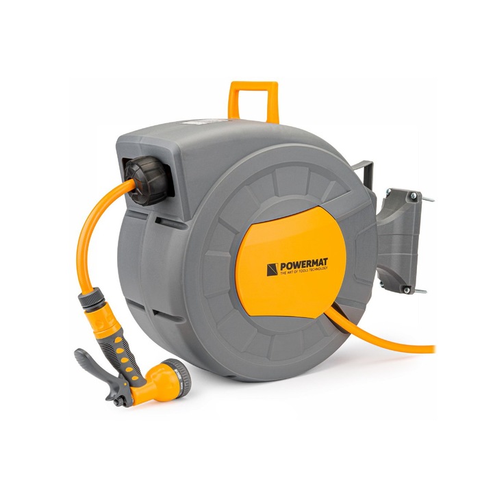 Маркуч на макара PM-ABNW-20M, дължина на маркуча 20 м, Powermat PM1125