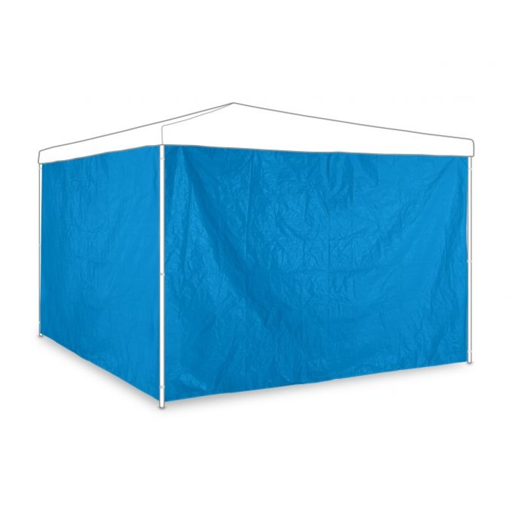 Set de 2 panouri laterale pentru pavilion, Relaxdays, cca. 2 x 3 m, albastru