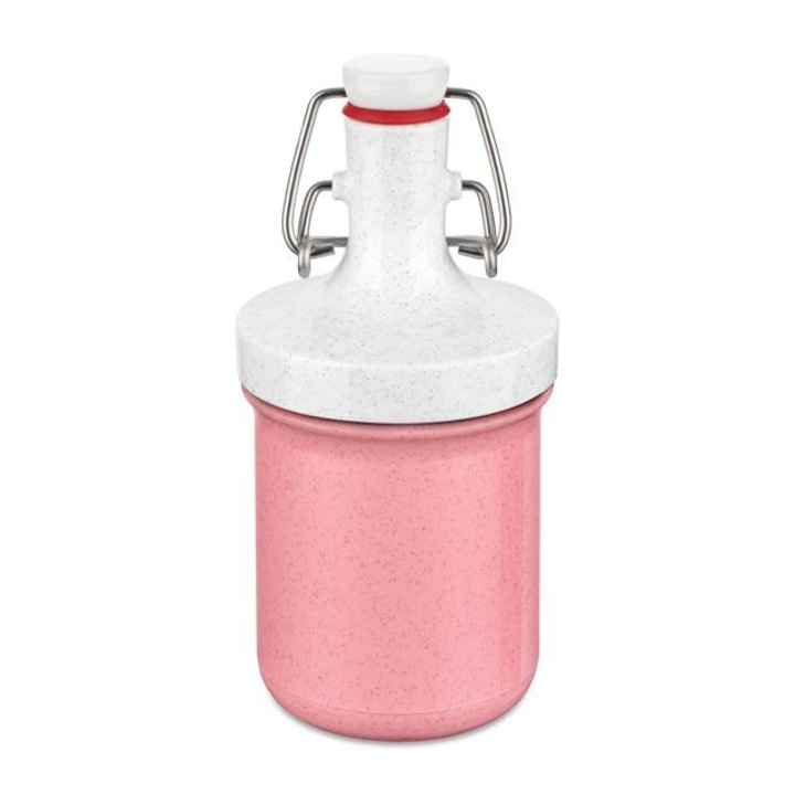 Бутилка за вода PLOPP TO GO, плътна капачка, 200 ml, KOZIOL - органичен ягодов сладолед