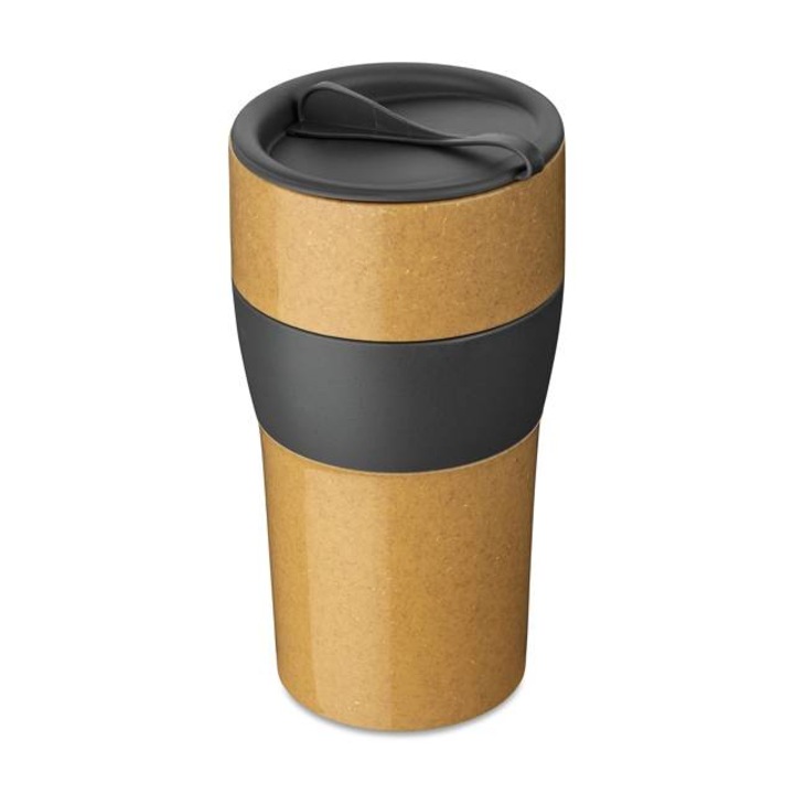 Cana termica pentru cafea AROMA TO GO XL, 700 ml, KOZIOL - gri cenusa naturala