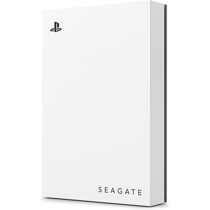 Външен HDD Seagate Game Drive, за PlayStation 4 и 5, 2 TB, 2.5", USB 3.0 Бял