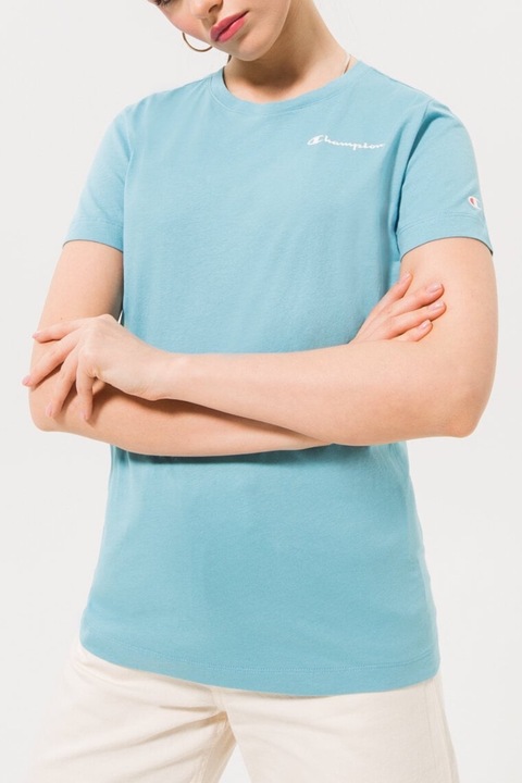 Дамска тениска, Champion, Micrologo, Светло синьо, Памук, L