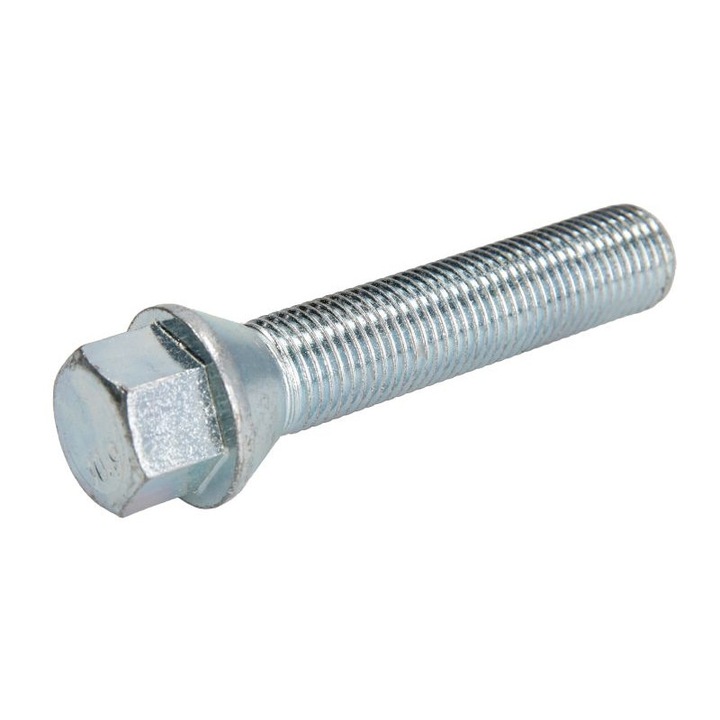 Prezon de roata M14x1, 5, lungime filet 60mm, con