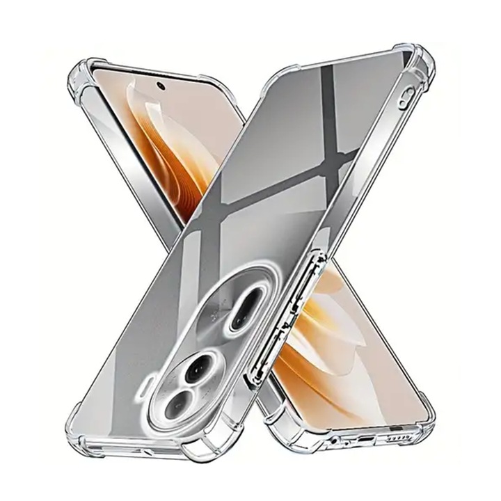 Кейс за Oppo Reno11 Pro - Shockproof Clear Silicone - Прозрачен