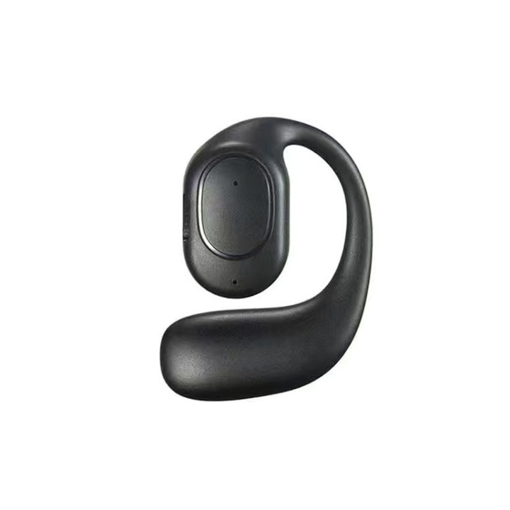 Безжични слушалки Rqiurpn, In ear, Bluetooth 5.3, безжични, спортни, универсални, Сензорно управление, Черни