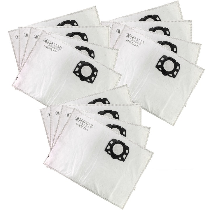 Set de 12 saci sintetici pentru aspiratoarele Karcher WD3 WD2 PLUS KWD WD 3200 SE 4001