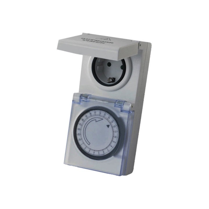 Temporizator mecanic, TELCO, TS-MD4-D, 48 programe, IP44, 16A/3500W