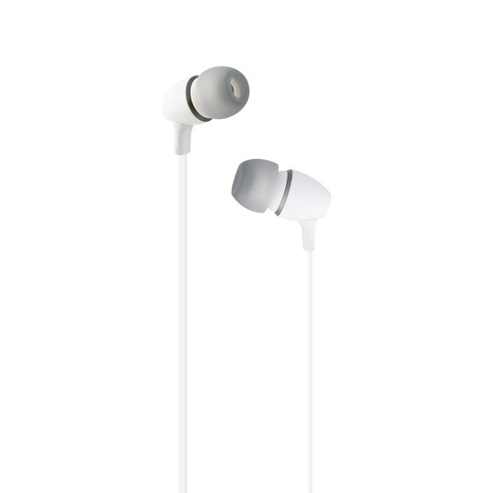 Căști tip in-ear, Kodak, USB-C, Alb