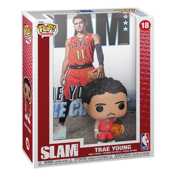 Фигура FunKo, NBA Cover Trae Young SLAM, 9 см