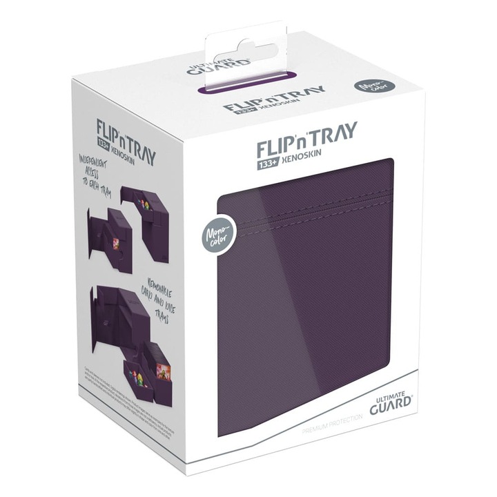 Kártyatok, Ultimate Guard, Flip`n`Tray 133+, XenoSkin, lila