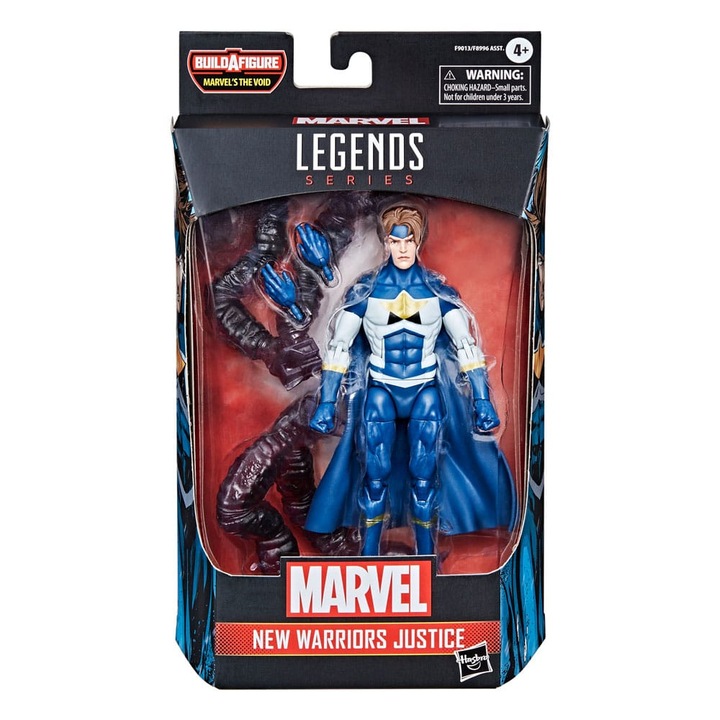 Фигурка Hasbro, Marvel Legends New Warriors Justice, съчленена, включени аксесоари