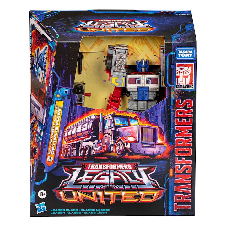 Figura Hasbro Transformers: Legacy United Leader Class G2 Universe Laser Optimus Prime, 19 cm