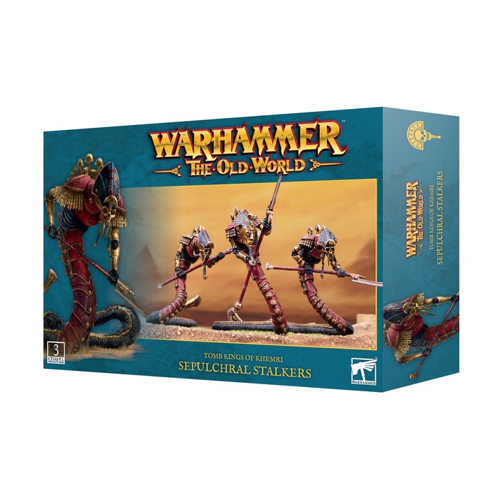 Комплект от 3 фигурки Sepulchral Stalkers, Games Workshop, Warhammer The Old World, 50x100 mm