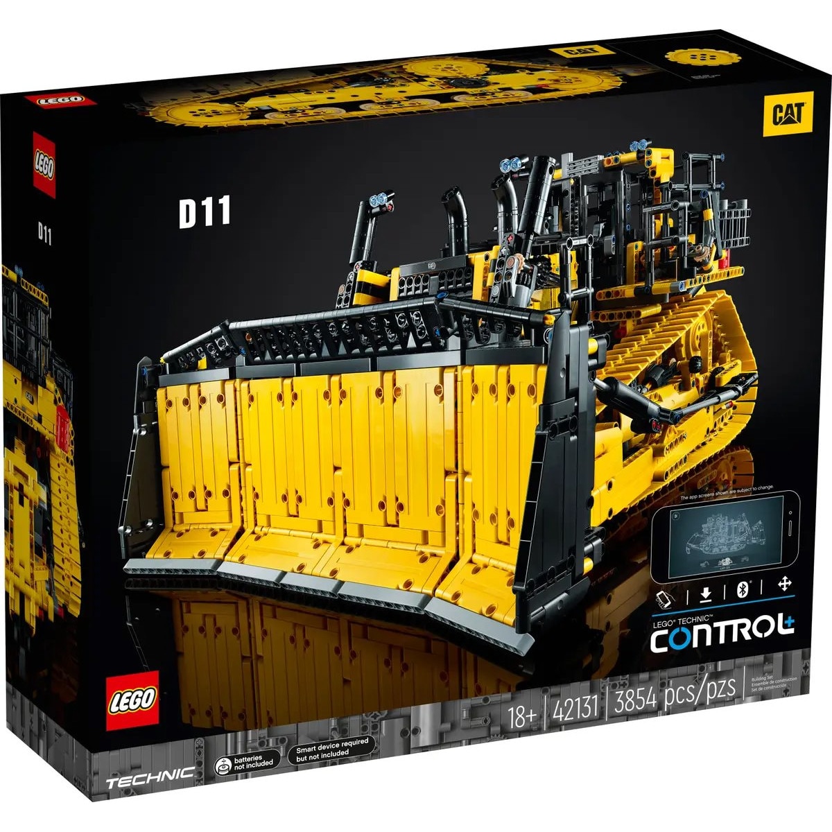 LEGO Technic Buldozer Cat® D11 controlat de aplicatie 42131