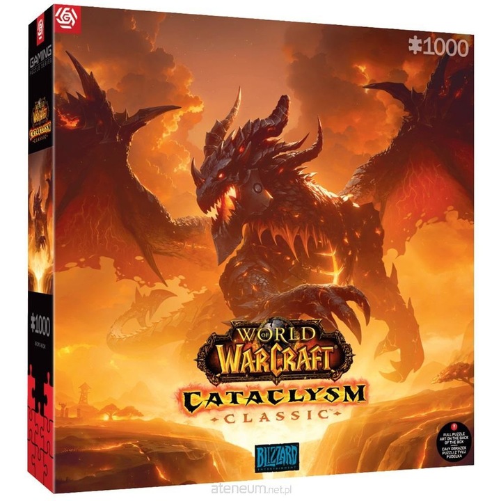 Пъзел World of Warcraft - Cataclysm, 1000 части, многоцветен, 48x68.3cm