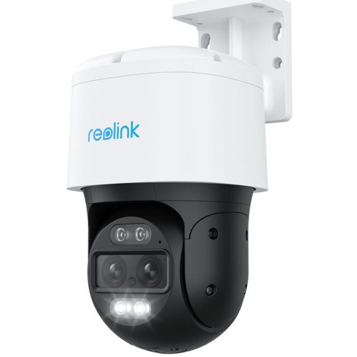 Camera de supraveghere Reolink P760 TrackMix, 8MP, 4K, 6 X hybrid zoom, Lentile Duale 2.8mm/8mm, Color Night Vision, Motion Tracking ,IR 30m, detectie miscare oameni/vehicule/animale, PoE, microfon si difuzor, IP67